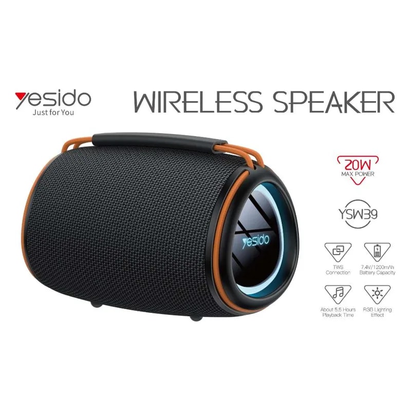 Parlante Bluetooth Yesido YSW39 20W