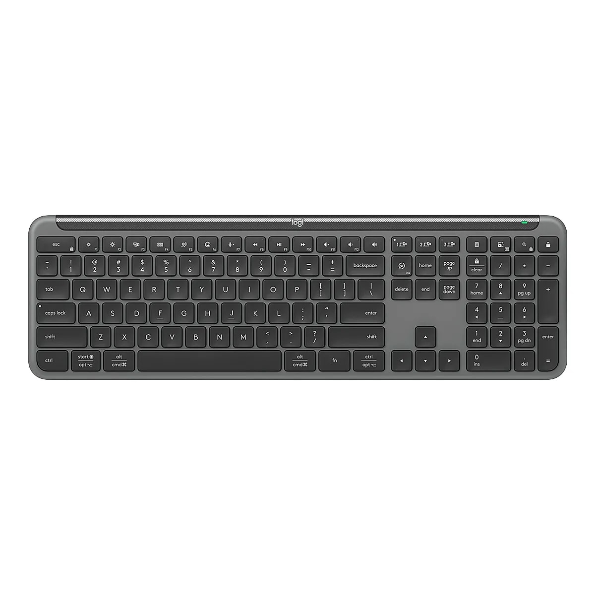 Teclado Logitech Signature Slim K950 BT USB Grafito