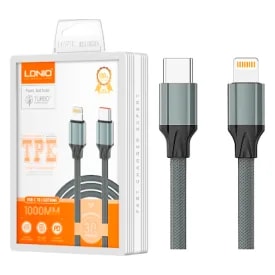 Cable LDNIO LC441I 1M 30W USB-C a Lightning