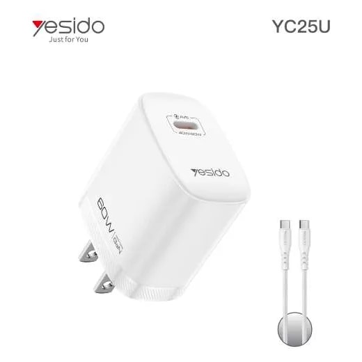 Cargador Yesido YC25U 60W