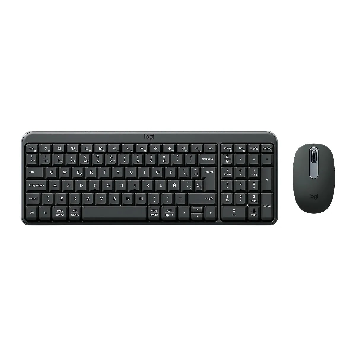 Teclado Logitech - Mouse MK250 Compact Bluetooth Wireless Black