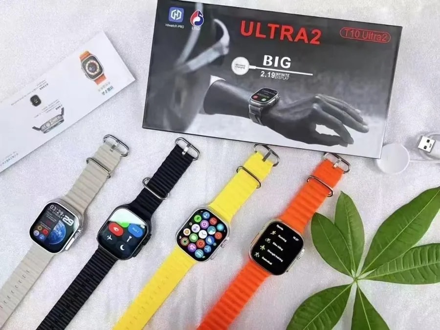 Smartwatch T10 Ultra 2 Pantalla Grande con Correa Deportiva