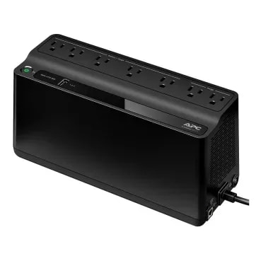 UPS 600VA/330W Apc BE600M1-LM 7 Tomas Nema 5-15R (5 Respaldo Y 2 Proteccion) + Puerto USB