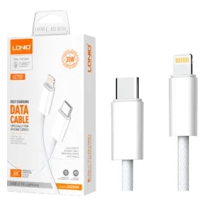 Cable LDNIO LC902I 2M 30W USB-C a Lightning