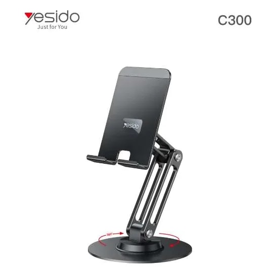 Soporte de celular de escritorio giratorio Yesido C300