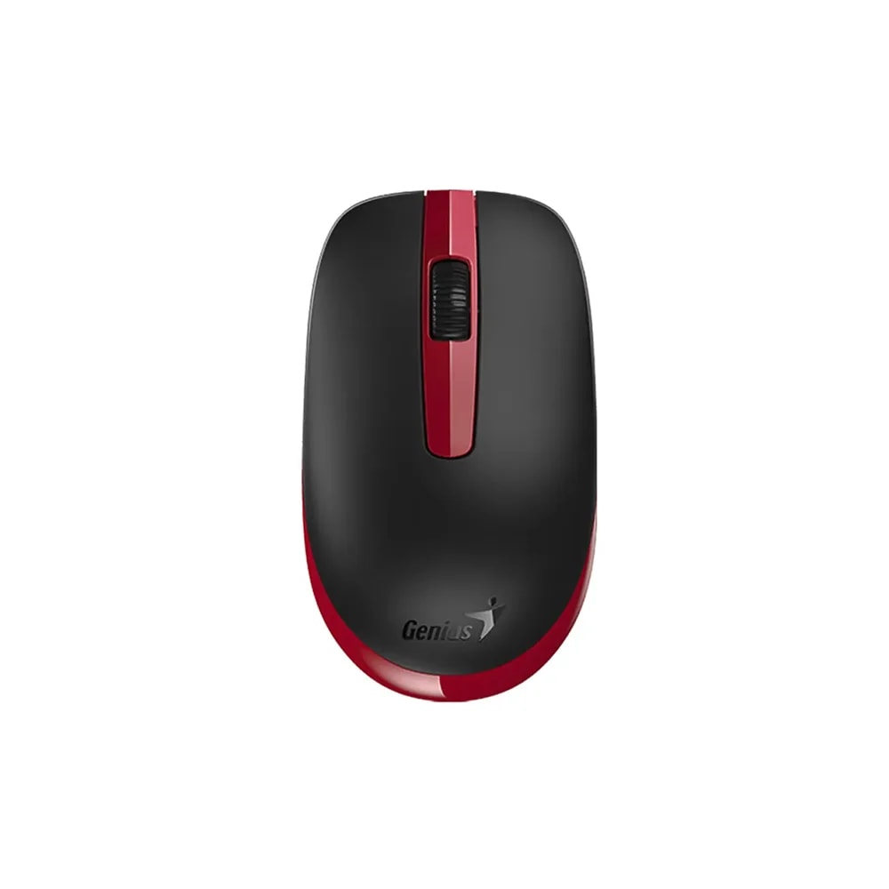 Mouse Wireless Genius NX-7007 Rojo / Blueeye / RF 2.4GHZ / Pila AA / Windows Y MAC
