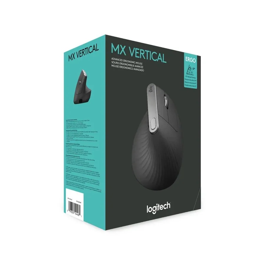 Mouse Logitech MX Vertical Advanced Ergonomic / Wireless / 4 Botones / 4000DPI