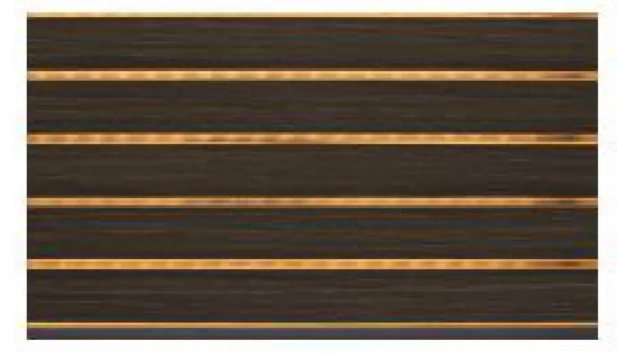 Panel de Pared WPC Ranurado Madera Negra con Filos Dorados 15.2x1.2 cm