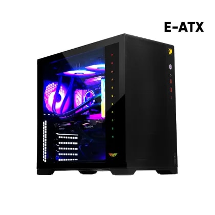 Combo Case Armaggeddon Tessaraxx Core 13 Air Blanco con Controladora de Fans