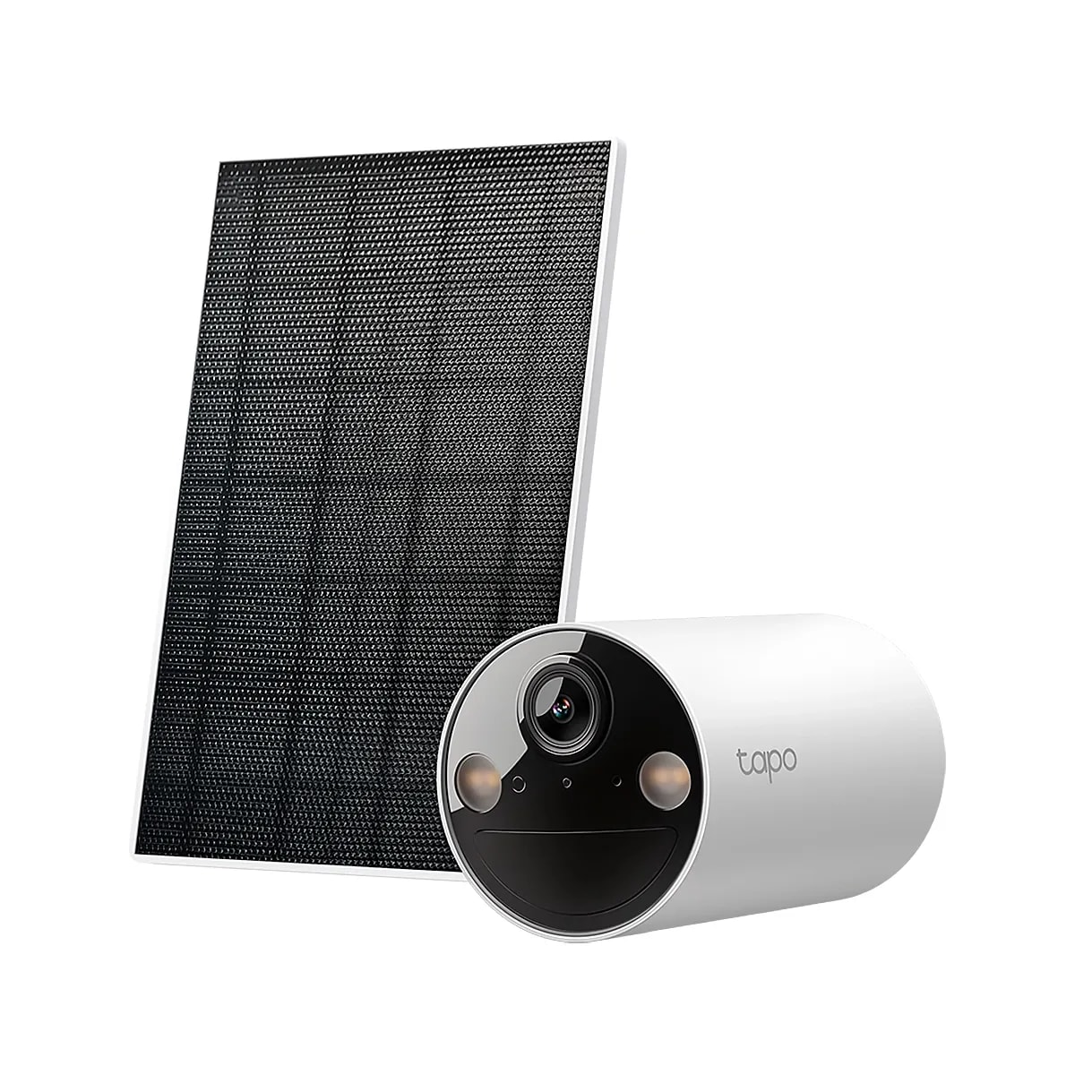 Cámara Tp-link Tapo C410 KIT Tipo Bala Panel Solar EXT 3MP Fija Vis. Noct Color Wi-fi Bidirec 512GB