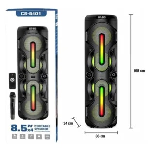 Parlante 8401 8.5"X4 + Mic