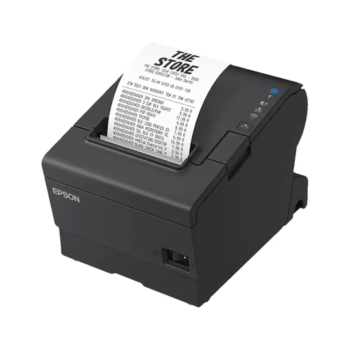 Impresora Epson Termica TM-T88VII-052 Ethernet + USB Negro (C31CJ57052)