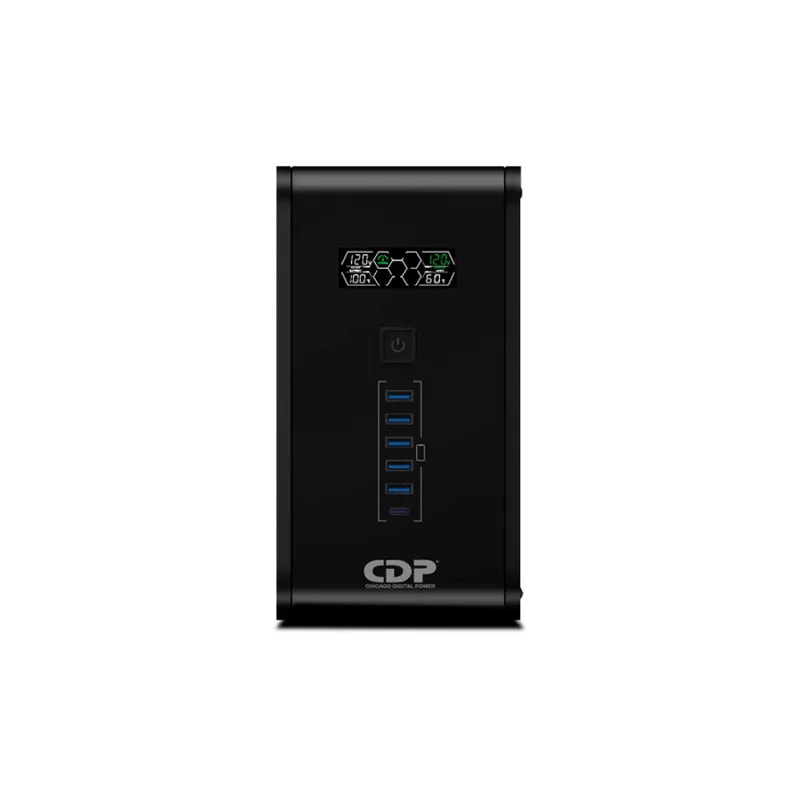 UPS CDP Interactivo R-SMART1210 / 1200VA – 720W / 5 Tomas AVR – 5 SUP / 120VCA