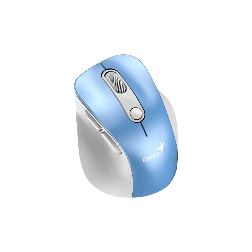 Mouse Genius Wireless Mini Ergo 9000S PRO Light Blue Recargable Dual BT Y 2 4GHZ RGB DPI 800 A 2