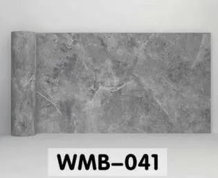Papel Tapiz Autoadhesivo Efecto Mármol Gris en Rollo