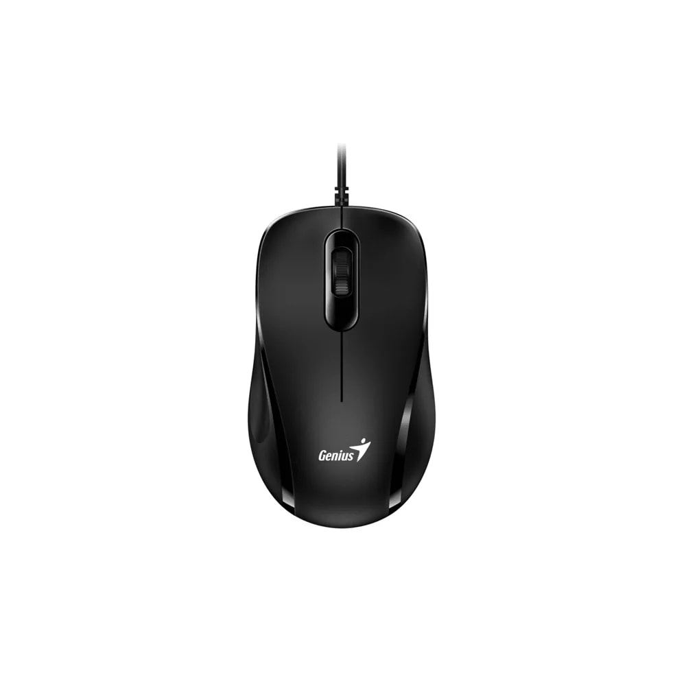 Mouse Genius USB DX-101 Negro / 3 Botones / 1000DPI / Windows Y MAC