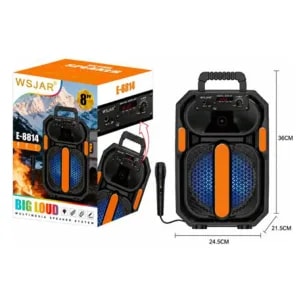 Parlante E8814 8"X1 + Mic