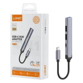 Hub LDNIO DS-34U USB-C To USB3.0*1+USB2.0*3
