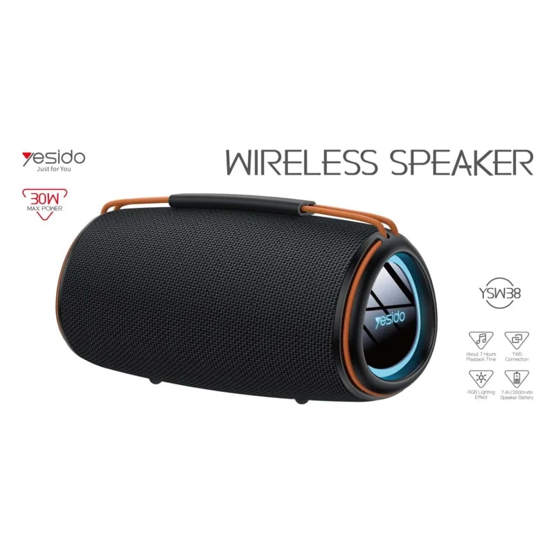 Parlante Bluetooth Yesido YSW38 30W