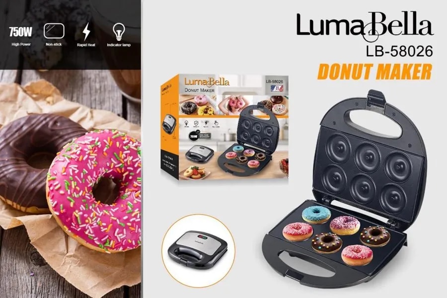 Máquina para Hacer Donas Luma Bella 750W