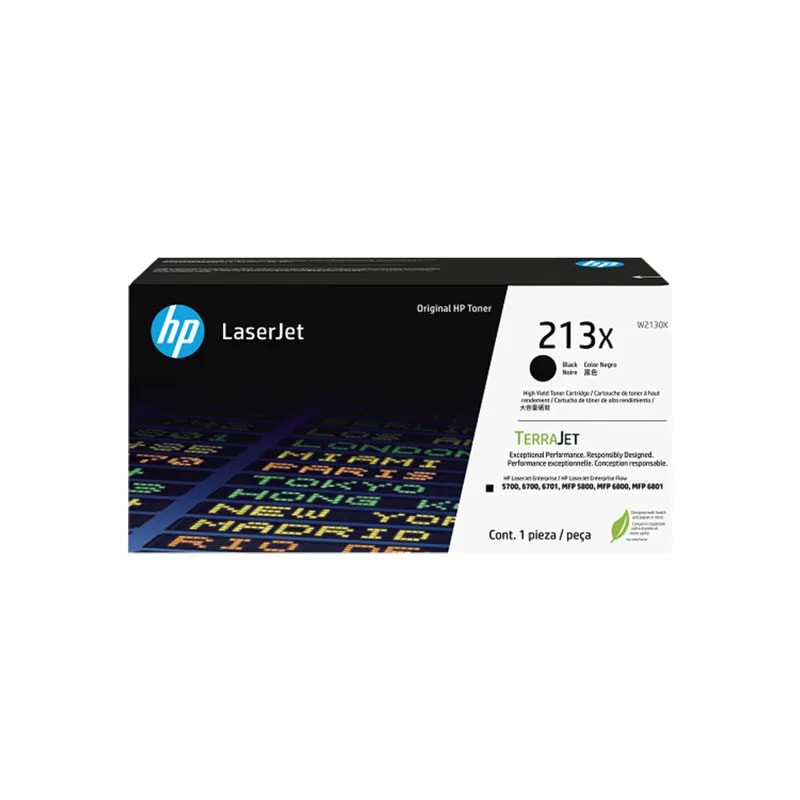 HP / Toner 213X Negro Alto Rendimiento Laserjet 5700 / 5800 / 6700 / 6800 9000 PAG W2130X