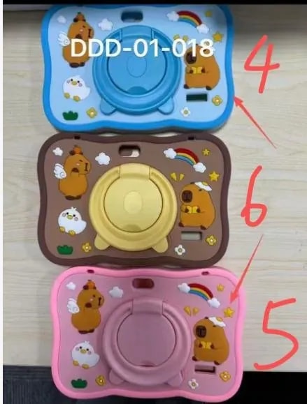 Tablet Infantil 7" 1GB+8GB con Funda Capibara y Soporte