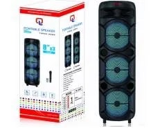 Torre de Sonido Bluetooth Triple 8" con Luces LED Azules
