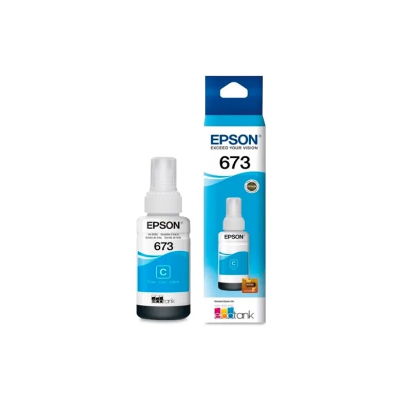 Botella Epson T673 Cyan L800 4000 PAG T673220-AL