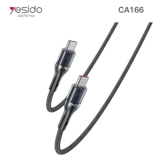 Cable Yesido CA166 USB-C a USB-C 240W 1.2 m