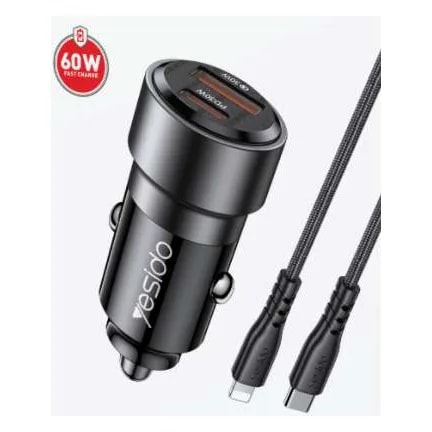 Cargador para auto Yesido Y54 60W