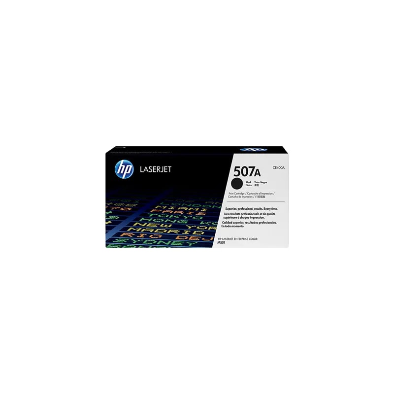Toner HP 507A Negro Laserjet M551 5500 PAG CE400A