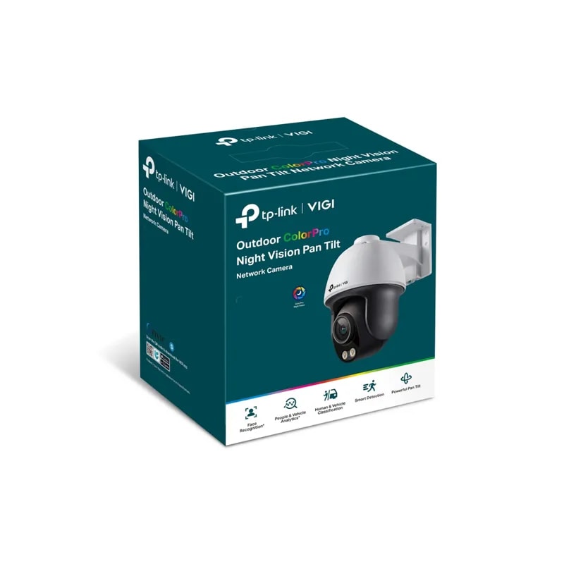 Cámara TP-Link Vigi C540S 4MM / Exterior / Color PRO / 4 MP / Analisis De Personas Y Vehiculos /