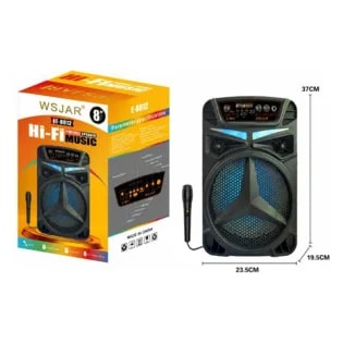 Parlante E8812 8"X1 + Mic
