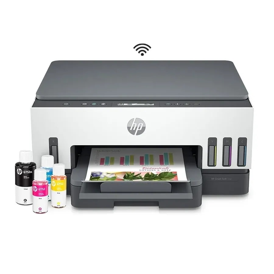 Impresora HP Smart Tank 720 Aio Multifuncion Panel Inteligente Tinta Continua 6UU46A