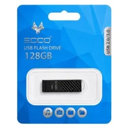 Memoria USB ECCO Negro 128GB 128GB