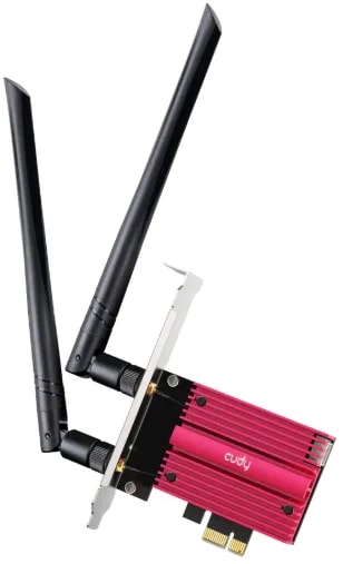 Tarjeta de Red PCIe Cudy WiFi 6E AX5400 con Bluetooth 5.3