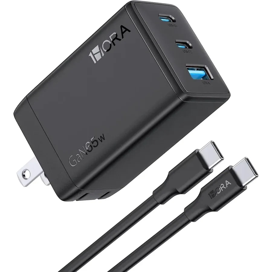 Cargador ip 60W usbc+c