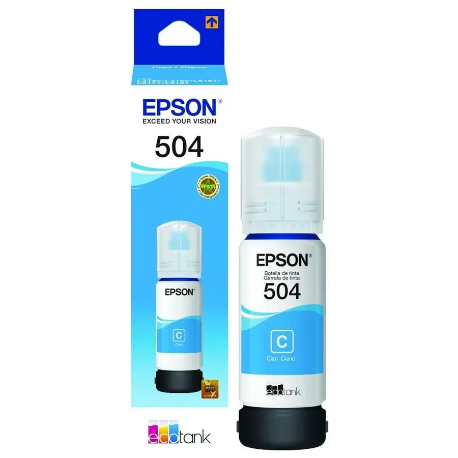 Tinta premium color azul 504