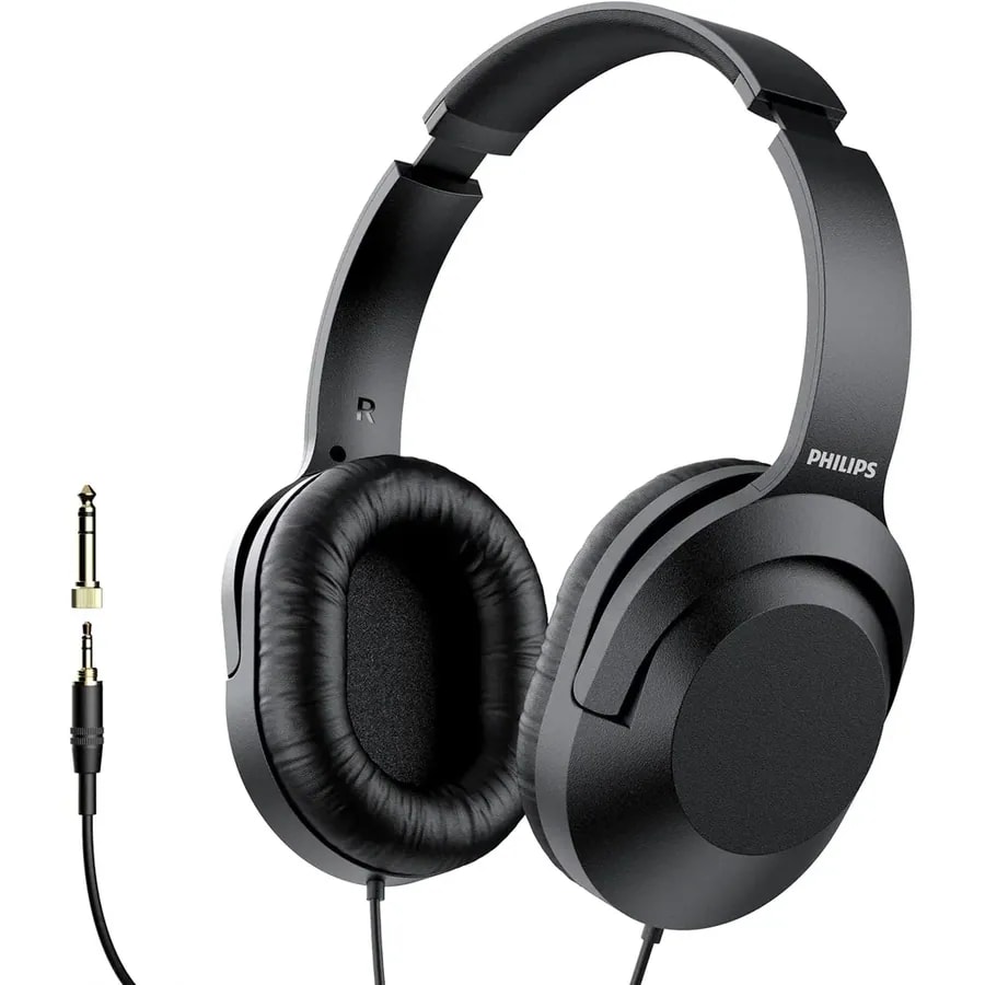 Cable stereo music earphones