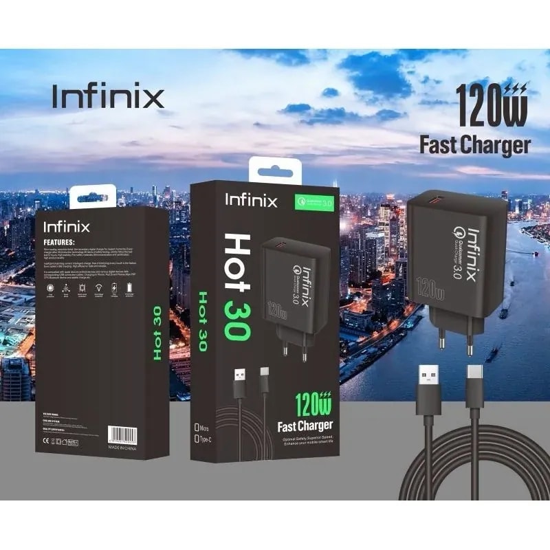 Cargador Infinix 120W