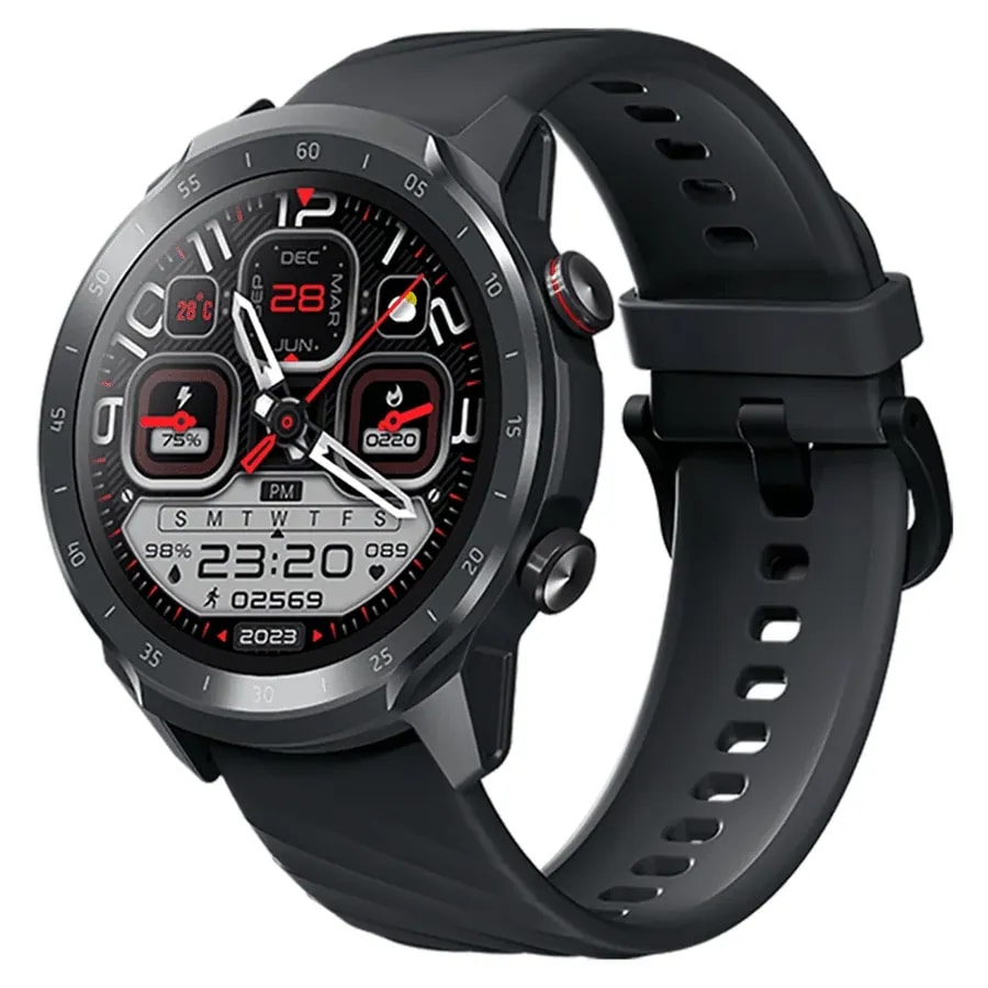 Smartwatch mibro A2 negro /bt 5.0 llamadas /bat. 350MAH /1.39 pantalla /2ATM /70 modos sport