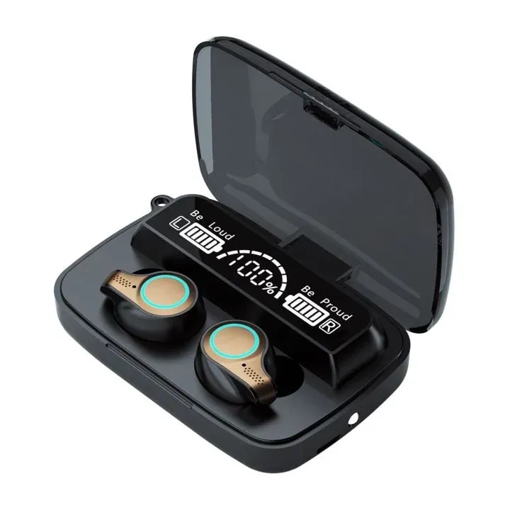 M18 newest digital indicator true wireless headset