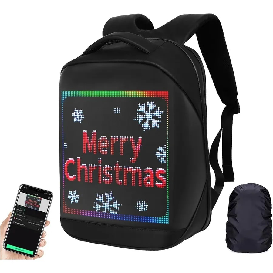 Mochila LED con pantalla para publicidad