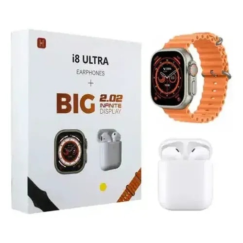 Smartwatch big 2.0 modelo I8 Ultra earphomes