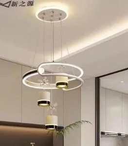 Lámpara Colgante LED Espiral con Cilindros Colgantes Blanco 40 cm