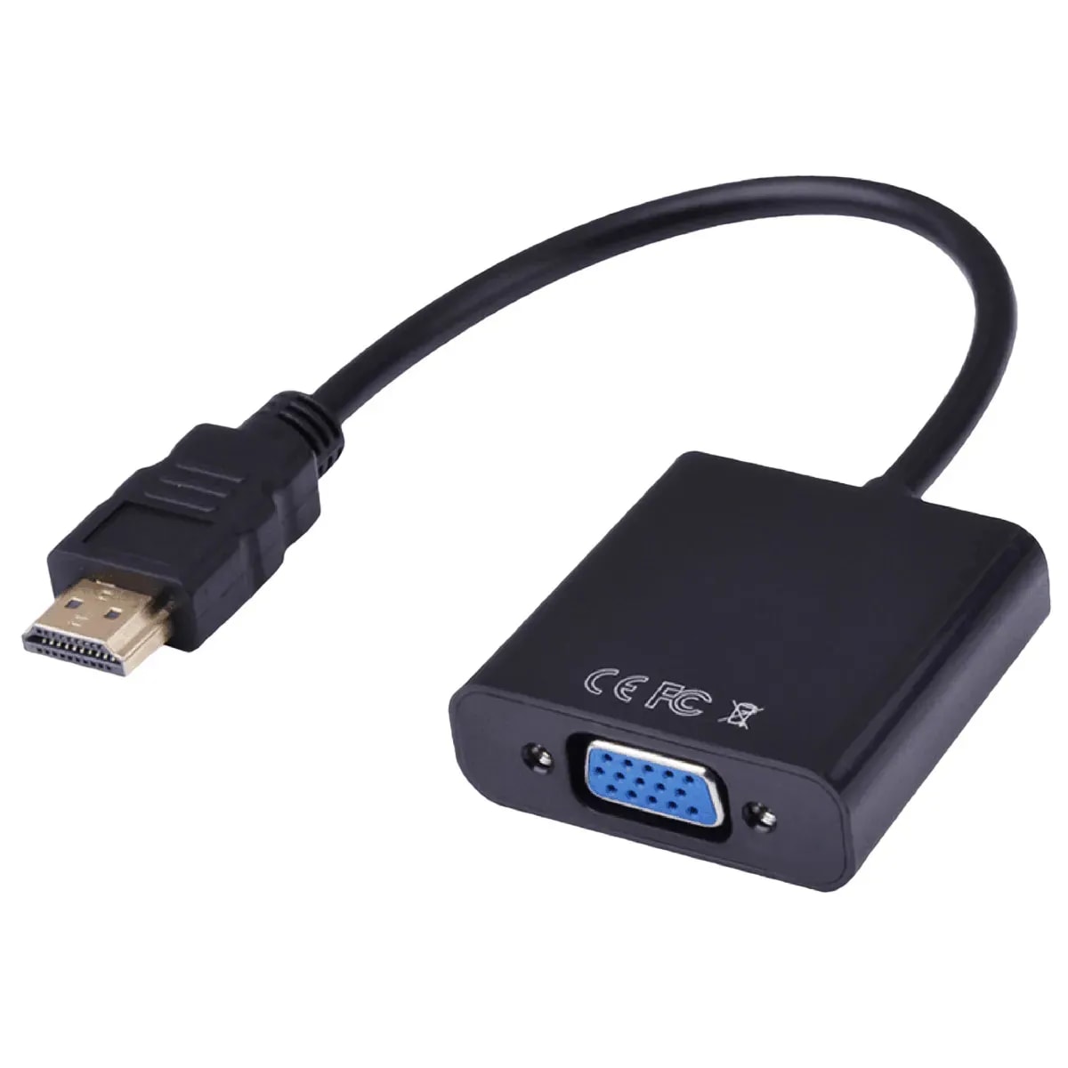 Adaptador Argom HDMI TO VGA Negro