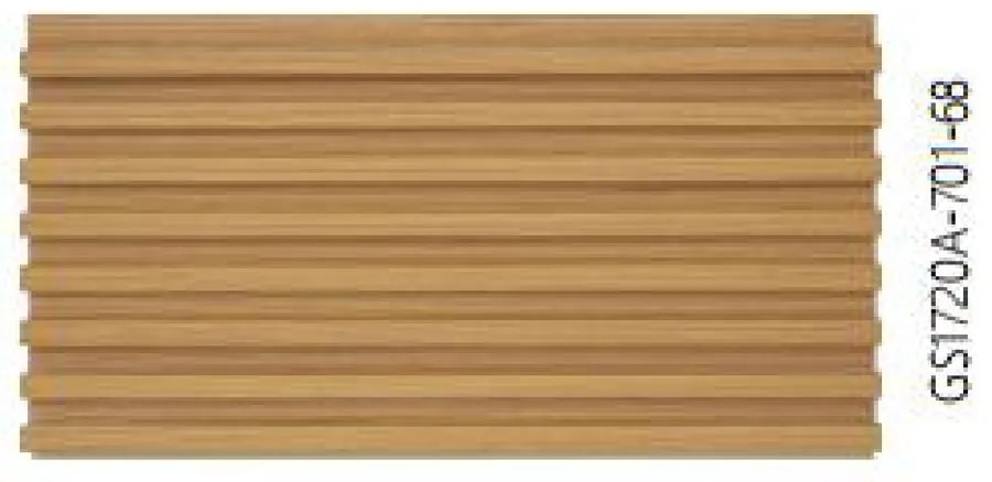 Panel de Pared WPC Ranurado Roble Claro 16.8x1.6 cm x 2.9 m