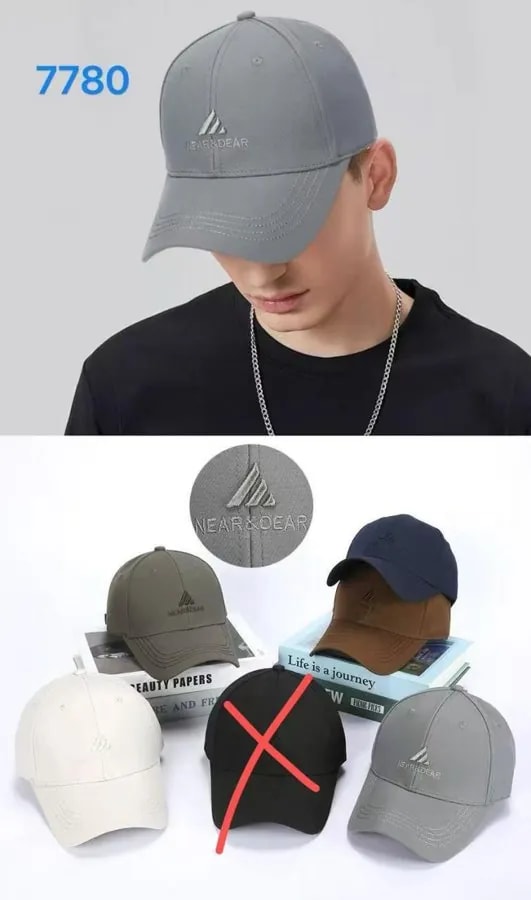 Gorra de Béisbol Minimalista con Logo Bordado