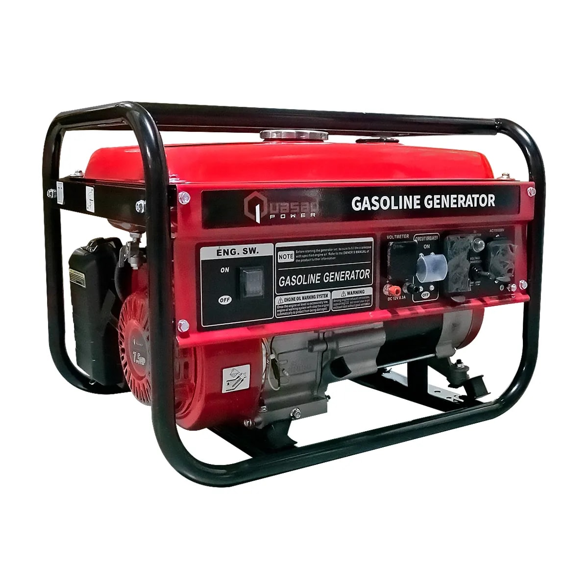 Generador Electrico Quasad BS-3500 Gasolina Rated Output 2.8kw Max. Out. 3.0kw 100-220V