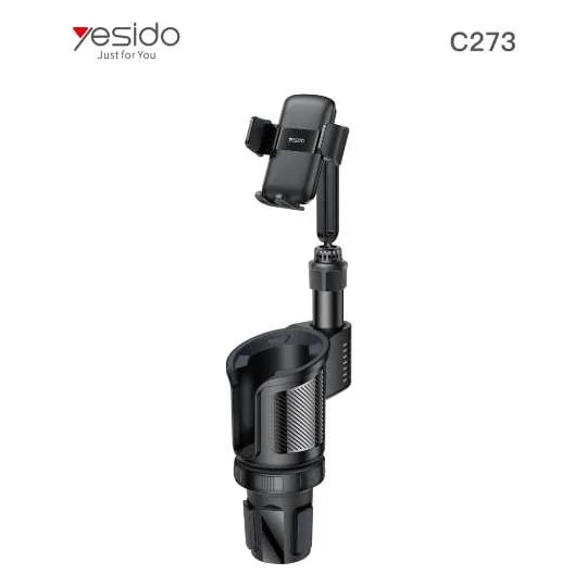 Portavasos con soporte de celular 2 en 1 Yesido C273